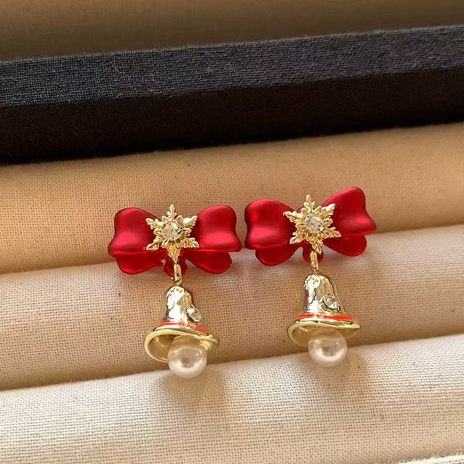 Wholesale Christmas Series Asymmetrical Earrings